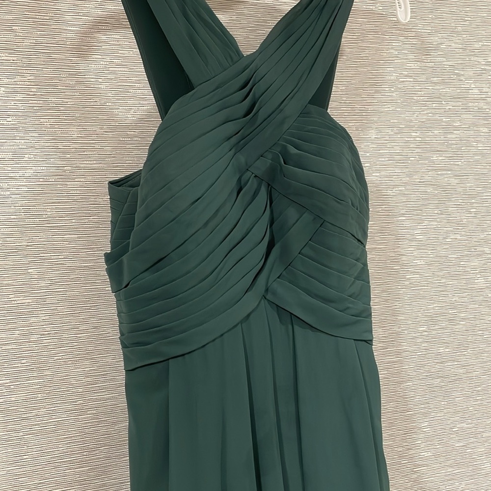 Hunter Green Bridesmaids Dress